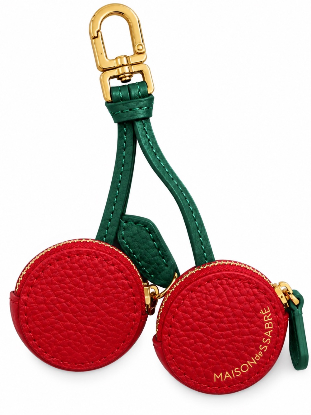 MAISON de SABRÉ Red Leather Cherry Key Charm